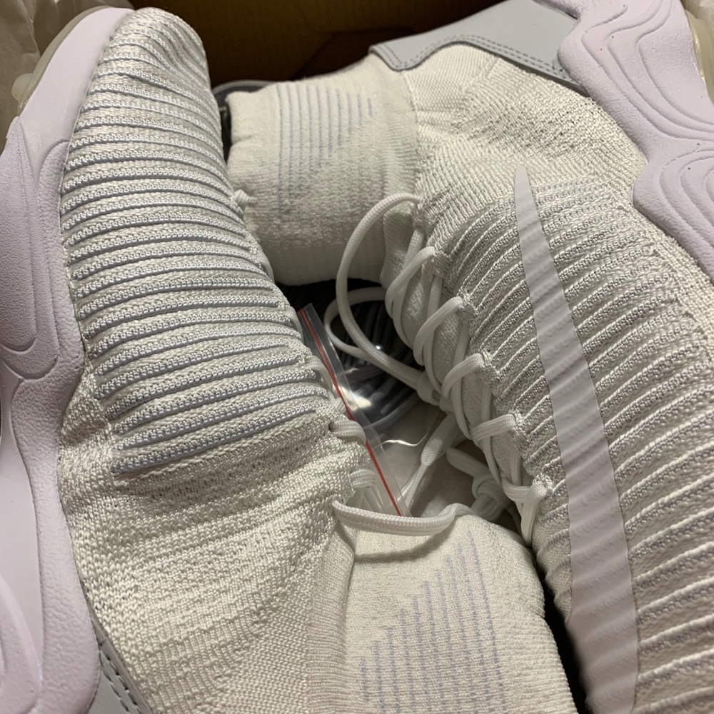 NIKE 👟 Zoom Mercurial XI Flyknit Air White Soccer - Picture 7 of 8